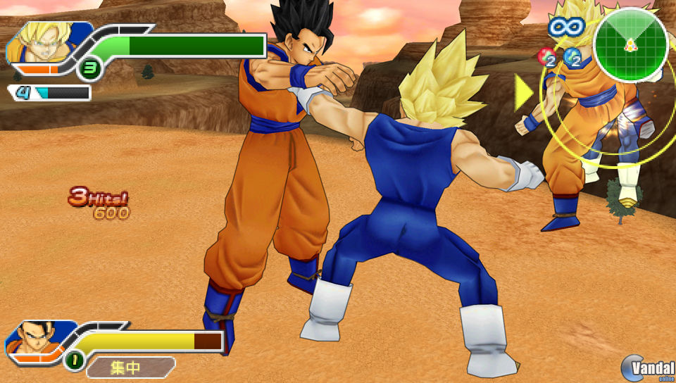Jeu Dragon Ball Z: Tenkaichi Tag Team Pour PSP - Version Française - Bon état