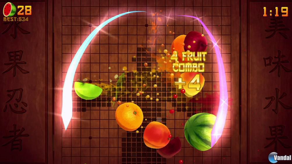 fruit ninja kinect 2 xbox 360