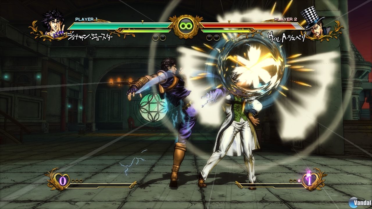 Jojo bizarre adventure all star battle ps3 как играть