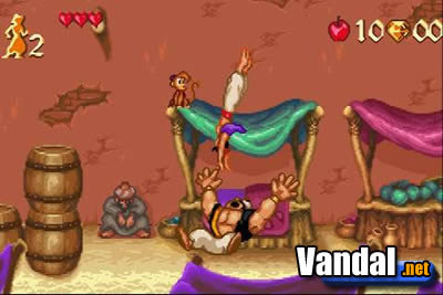 Jeu Vidéo Aladdin Pour Nintendo Game Boy - Édition 1995, Bon état Avec Notice