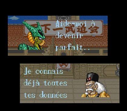 Bandai no se cortó un pelo a la hora de distribuir los Dragon Ball de SNES con textos en francés.