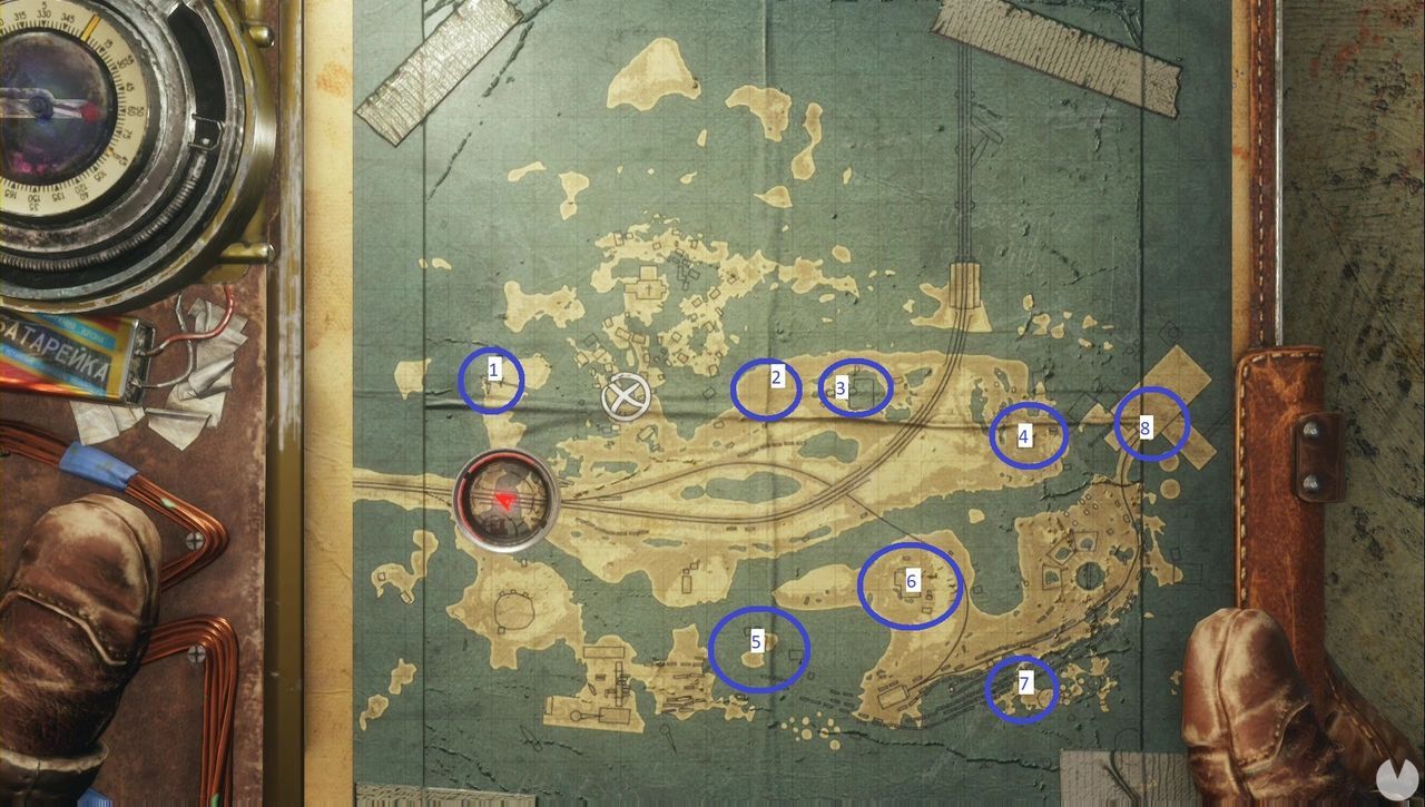 Metro Exodus Todas las Mejoras para el traje LOCALIZACIÓN