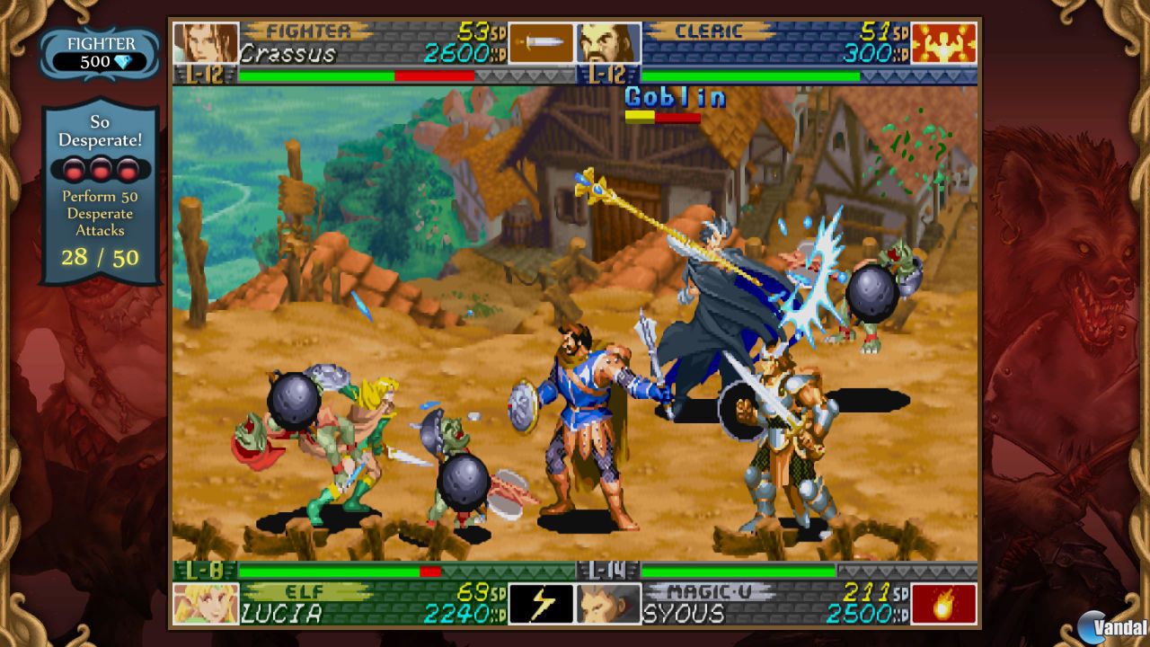 Dungeons & Dragons Chronicles of Mystara PSN Videojuego (PS3, Wii U, Xbox 360 y PC) Vandal