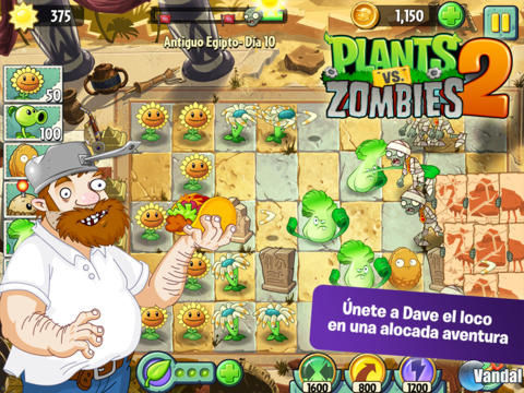 Plants vs. Zombies 2: It’s About Time - Videojuego (Android y iPhone ...