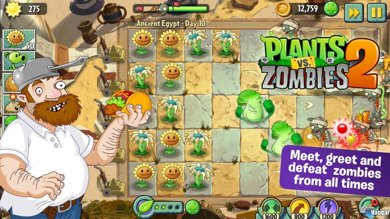 Plants vs. Zombies 2: It’s About Time - Videojuego (Android y iPhone ...
