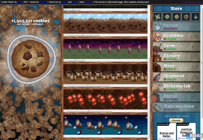 Cookie Clicker - Videojuego (PC) - Vandal