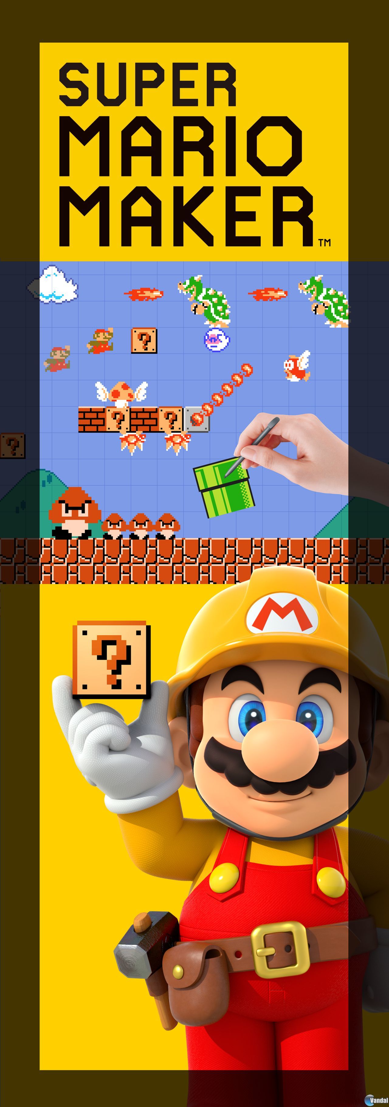 Super Mario Maker Videojuego (Wii U) Vandal