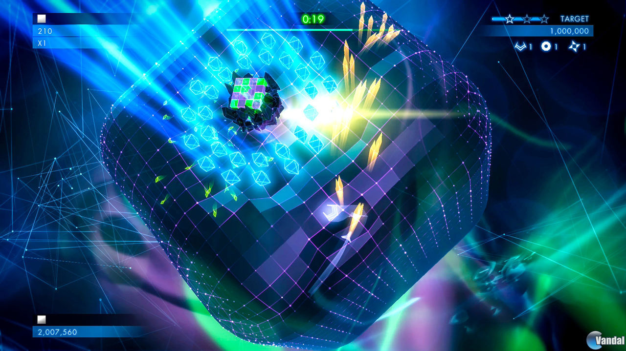 geometry wars 3 dimensions gameplay ps4