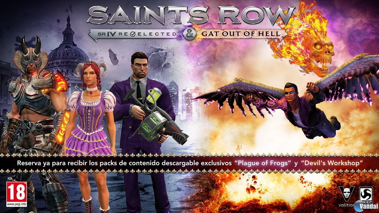 Saints Row: Gat Out of Hell - Videojuego (PS4, Xbox 360, PC, PS3 y Xbox ...