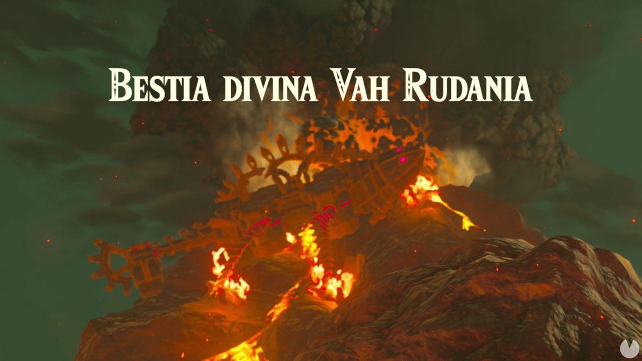 Vah Rudania, bestia divina del fuego - Zelda: Breath of the Wild