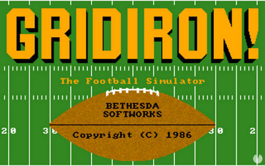 'Gridiron' (1986) fue el primer juego publicado por Bethesda para Amiga y Atari ST.