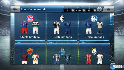 El juego de Konami cuenta con un buen número de equipos, clubs y estadios oficiales licenciados.