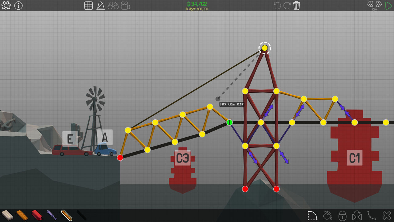 poly bridge game demo