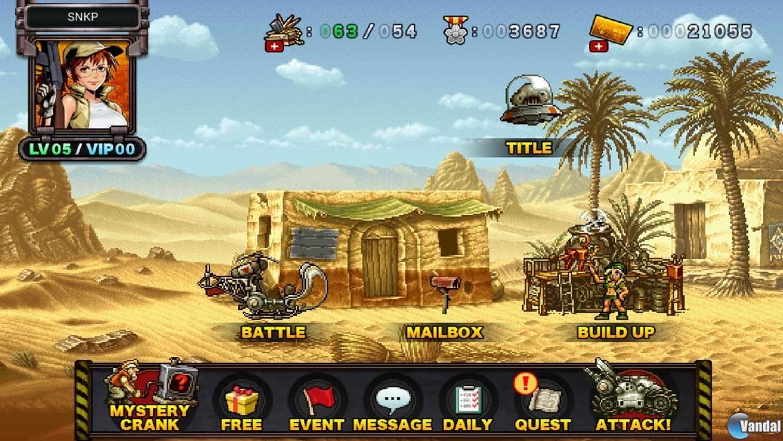 Metal Slug Attack Videojuego (Android y iPhone) Vandal