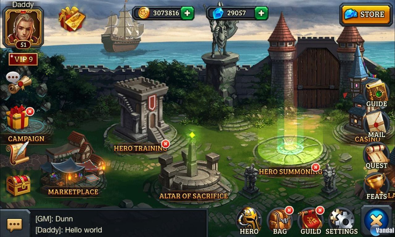 Dungeon Rush - Videojuego (Android) - Vandal