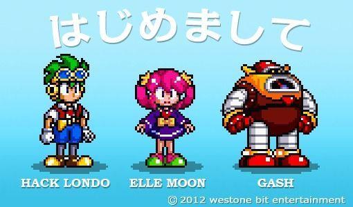 Los ‘sprites’ del los personajes protagonistas.