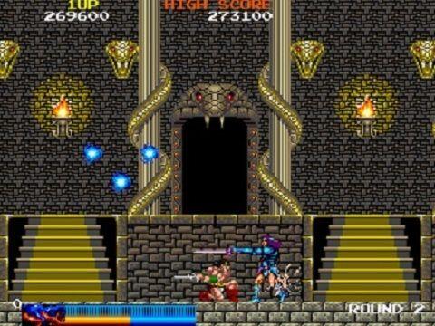 Los combates contra los jefes tenían su miga. Era como una versión hipervitaminada, y saltarina, del Barbarian.