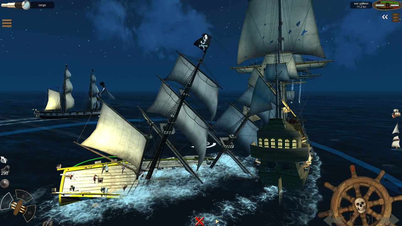 pirates caribbean hunt improved ship 3d model mod