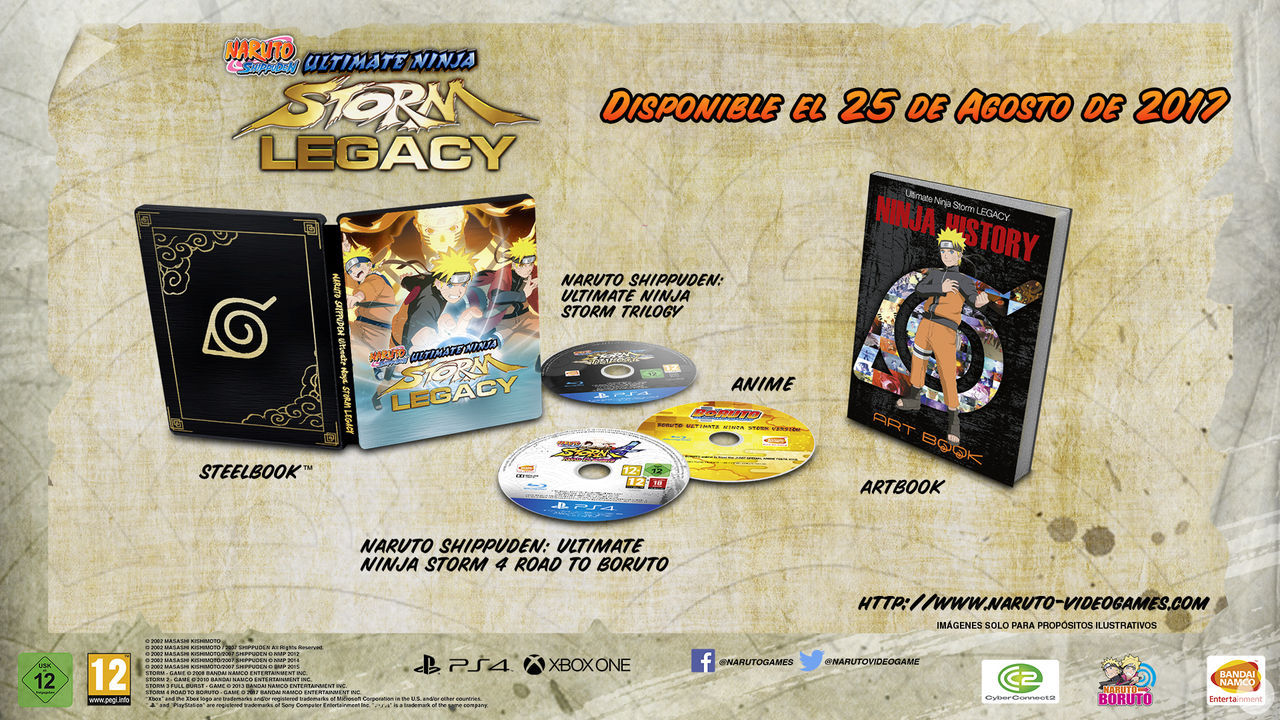Naruto Shippuden: Ultimate Ninja Storm Legacy - Videojuego (PS4, PC y - Naruto Shippuden Ultimate Ninja Storm Legacy Xbox One