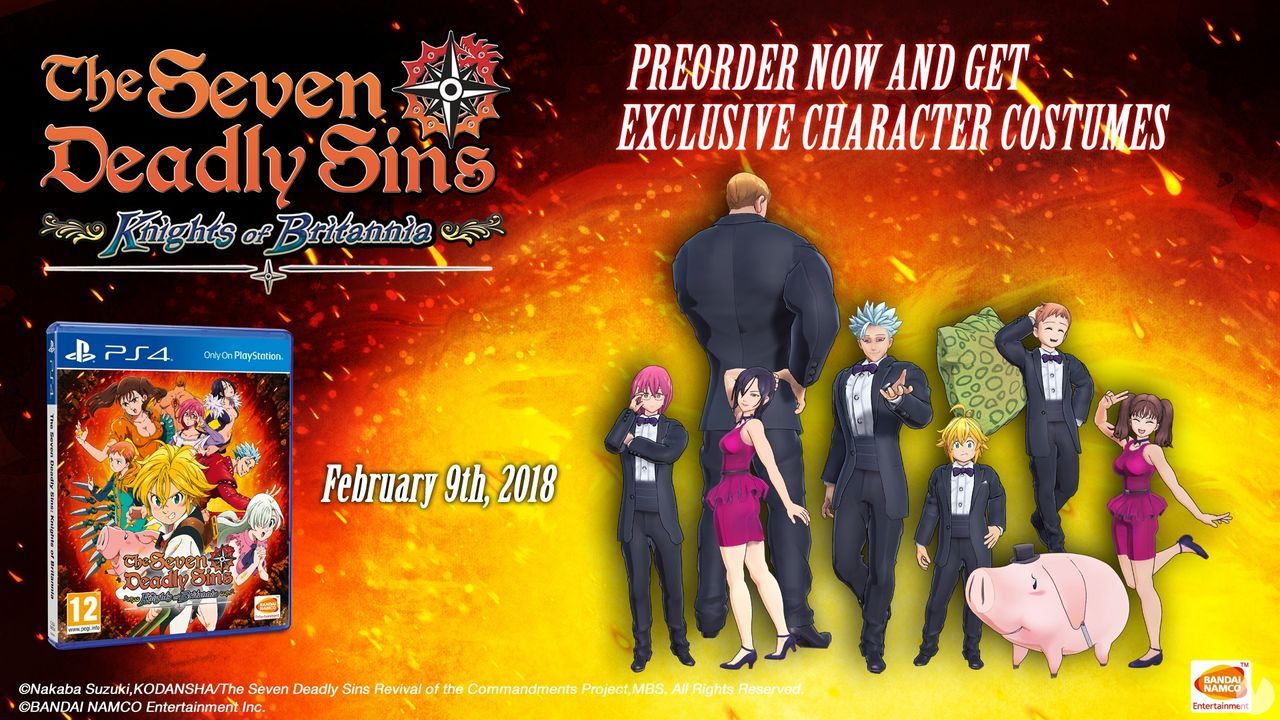 The Seven Deadly Sins: Knights of Britannia - Videojuego (PS4) - Vandal