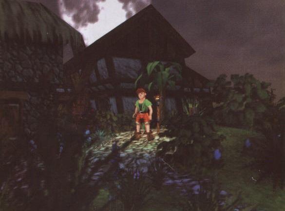 La única imagen conocida del juego, que deja clara su ambición audiovisual, y más si tenemos en cuenta que iba a ser una aventura a lo Zelda.