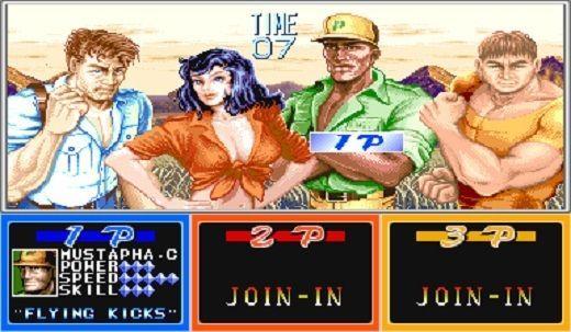 Cuatro personajes a elegir para tres jugadores simultáneos.