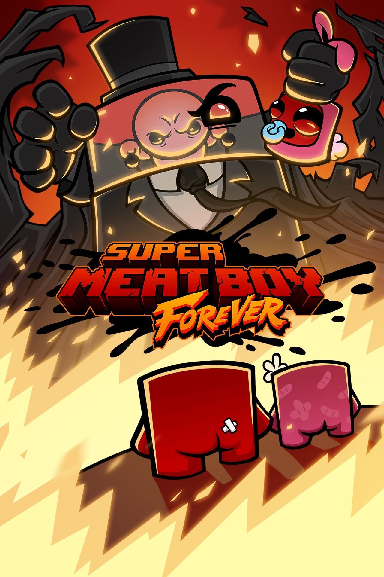 super meat boy forever warp zones