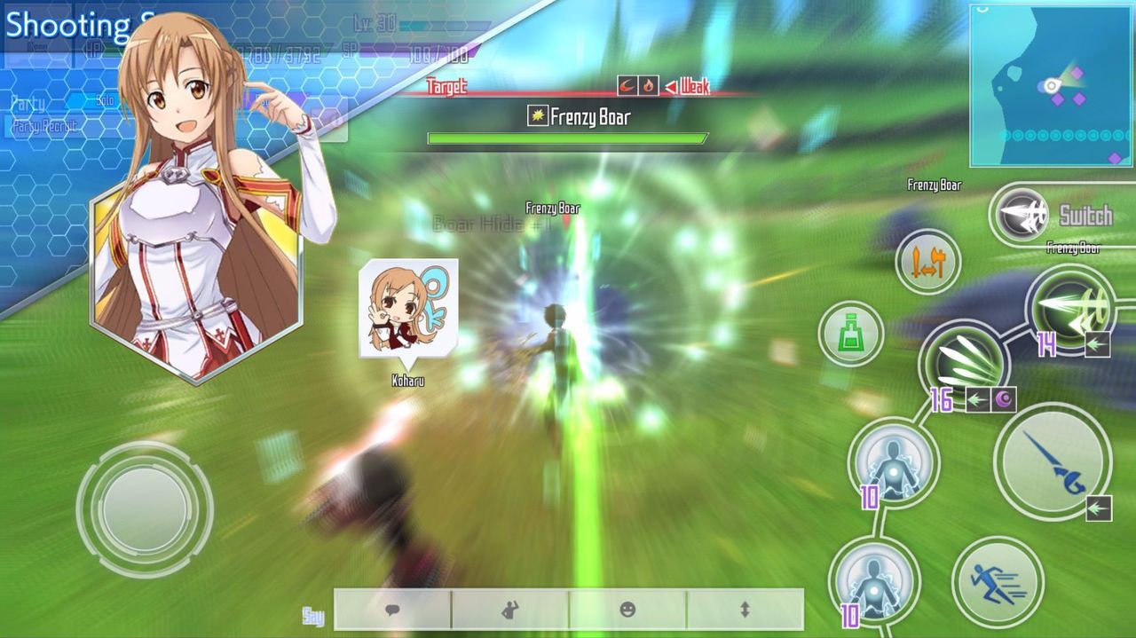 Sword Art Online Integral Factor Videojuego (Android y iPhone) Vandal