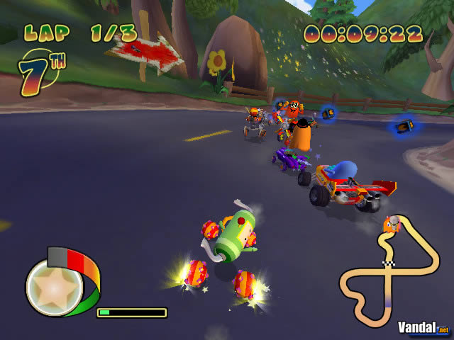 Pac-Man World Rally - Videojuego (PS2, PSP, PC y GameCube) - Vandal