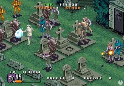 Mafiosos, mechas, soldados y zombis llenaban la pantalla de la recreativa.