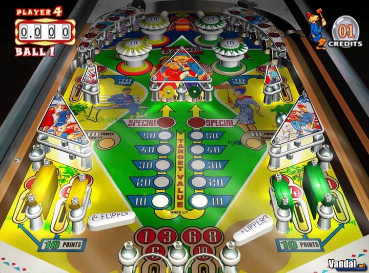 Gottlieb Pinball Classics Videojuego (Wii y PSP) Vandal