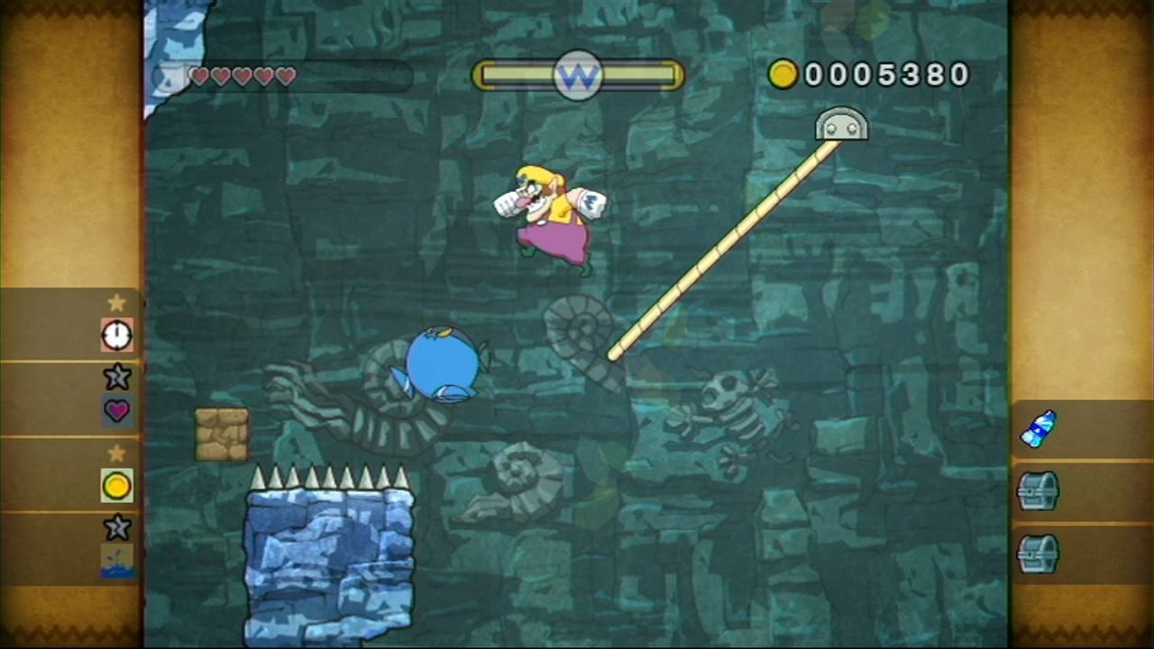 wii wario land the shake dimension