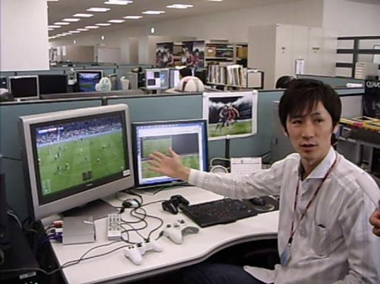 Dentro del estudio de Pro Evolution Soccer 2
