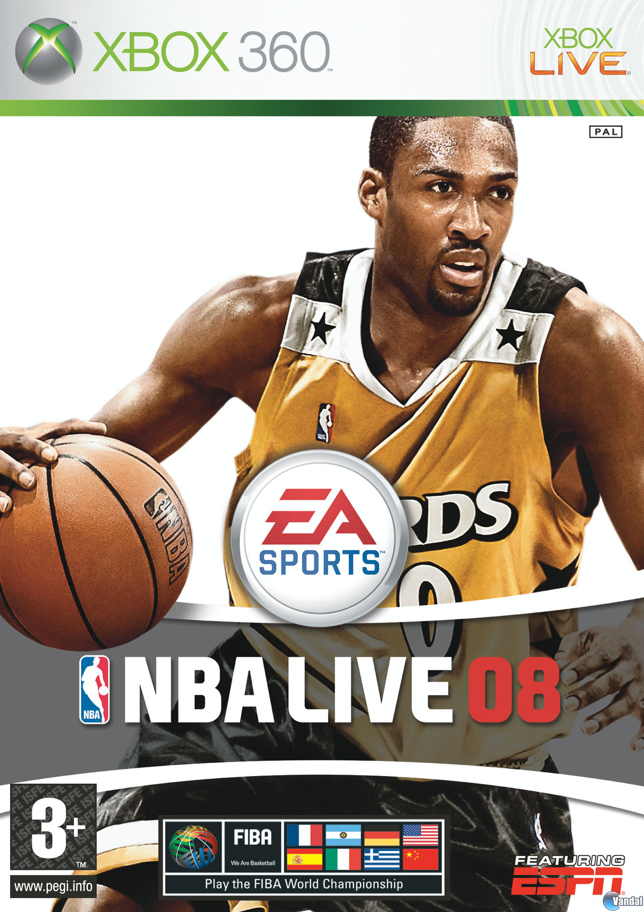 NBA Live 08 Videojuego (PC, PSP, PS3, PS2, Wii y Xbox 360) Vandal