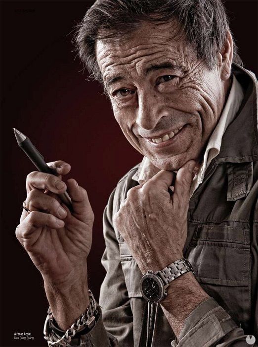 Gonzo Suárez, el creador de 'Commandos' y 'Goody', retrató así al Maestro Azpiri.