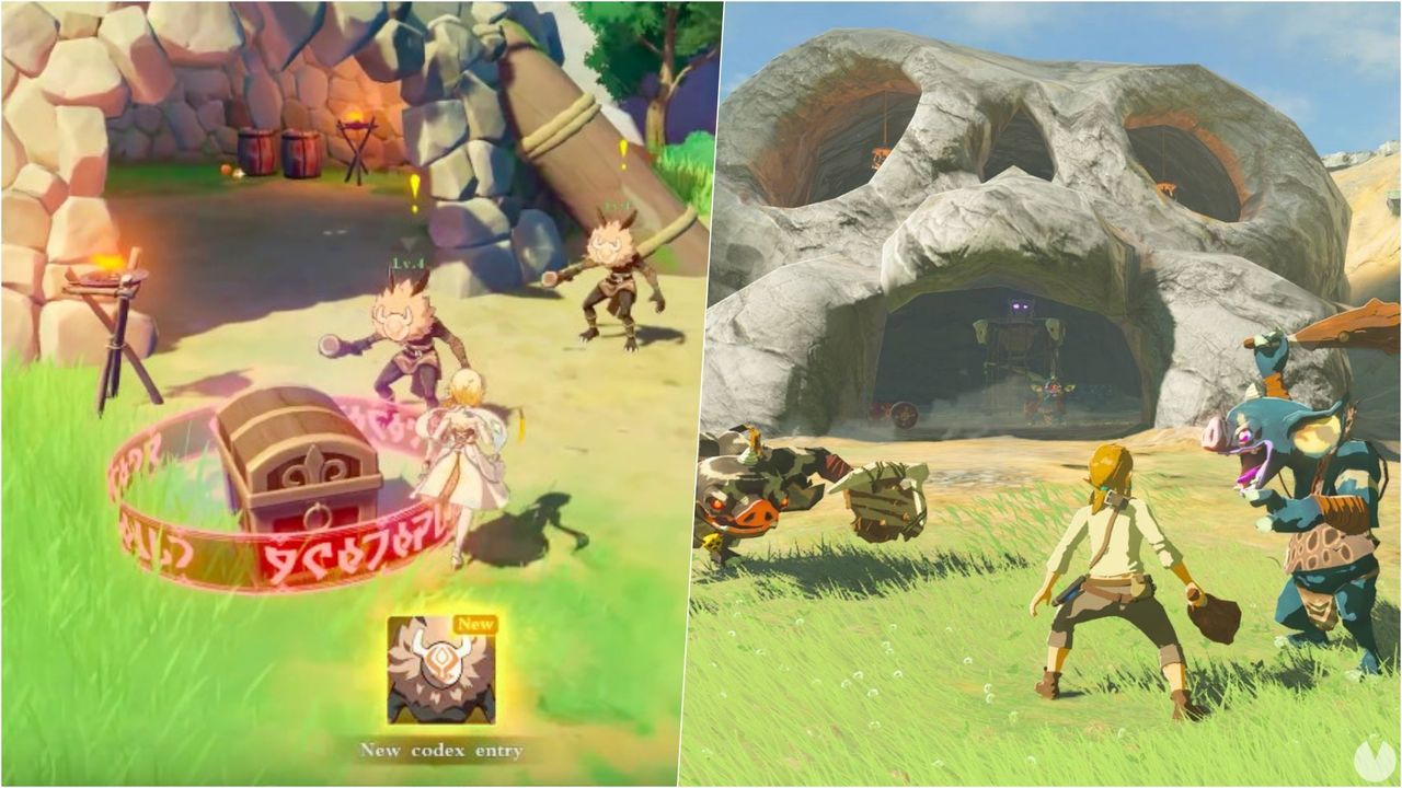 Comparan en vídeo Genshin Impact y sus similitudes con Zelda Breath of