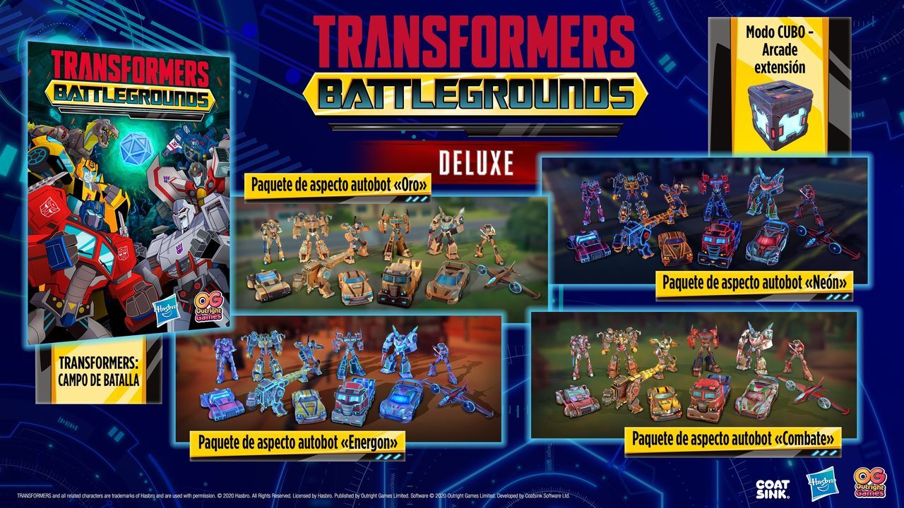 Transformers Battlegrounds Videojuego (PS4, Xbox One, PC y Switch