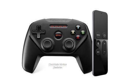 Además del Siri Remote con control de movimiento, el nuevo Apple TV también es compatible con mandos MFi de otros fabricantes.