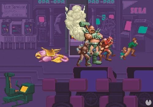 Cómo hacer trizas la cuarta pared con mucho estilo. Así era el final del 'Golden Axe' recreativo.