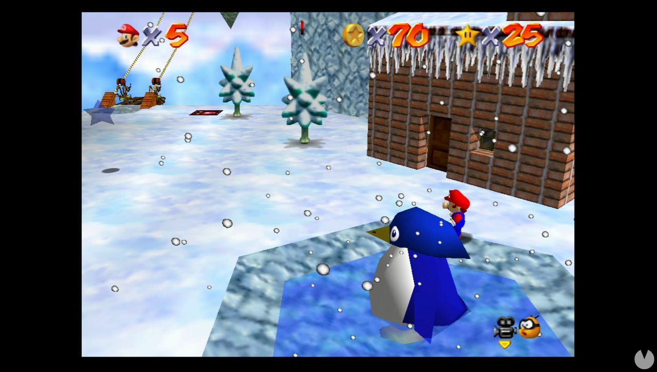 Mundo 4 Cool, Cool Mountain en Mario 64 Estrellas y 100