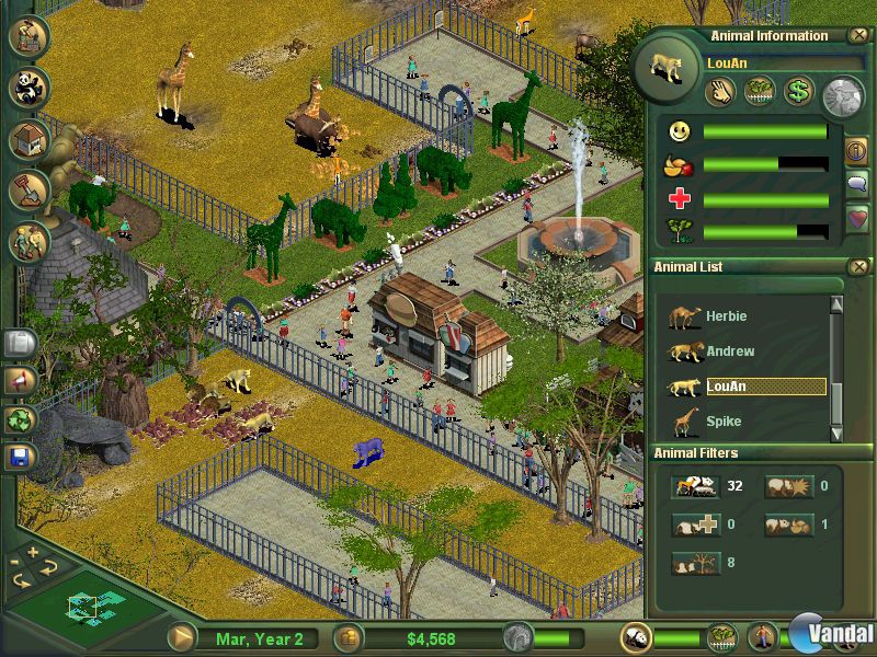 Zoo Tycoon Videojuego (Xbox One, NDS, Xbox 360 y PC) Vandal