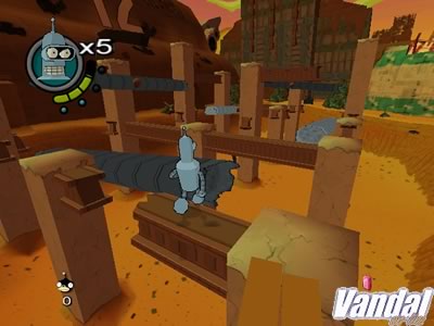 Futurama Videojuego (PS2, GameCube y Xbox) Vandal